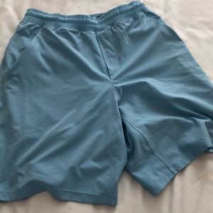 Blue Lululemon shorts
